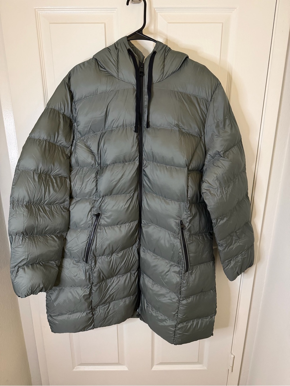 32 Degrees Heat Puffer Jacket in Olive Green XXL